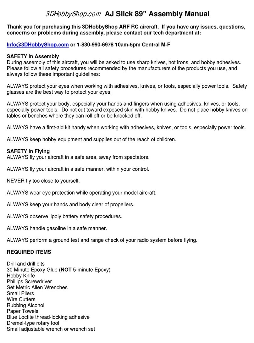 3DHobbyShop.com AJ Slick User manual