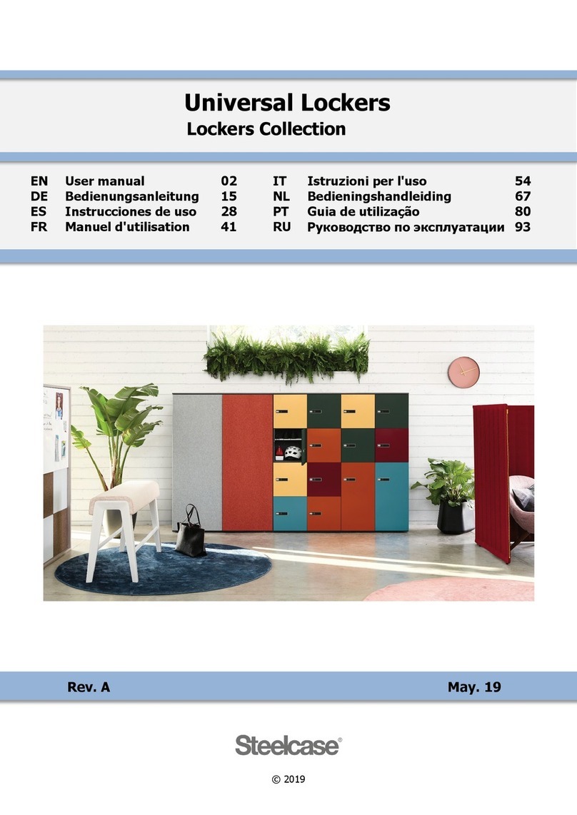 Steelcase Universal Lockers User manual