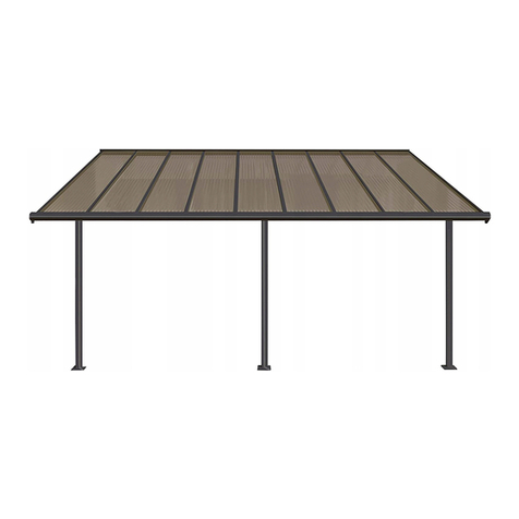 Palram Patio Cover System 4200 User manual