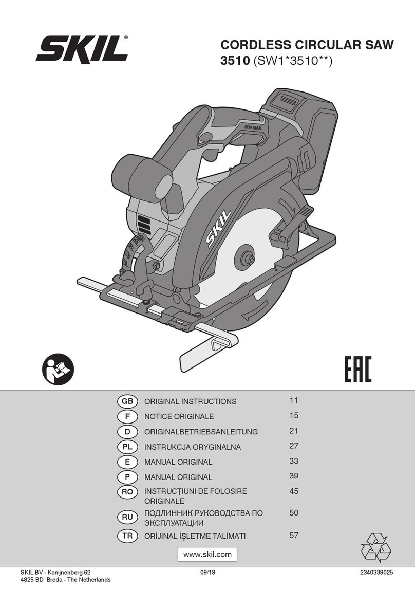 Skil 3510 User manual