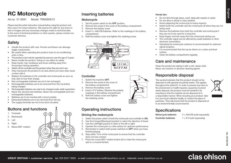 Clas Ohlson TRM380613 User manual