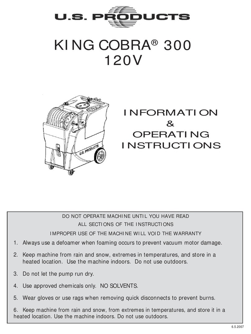 U.S. Products KING COBRA 300 Information & operating instructions U.S. Products KING COBRA 300 Information & operating instructions