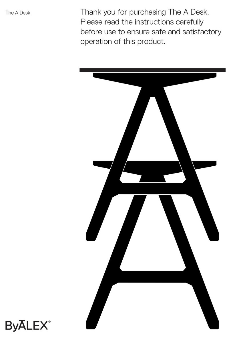 BYALEX The A Desk instructions