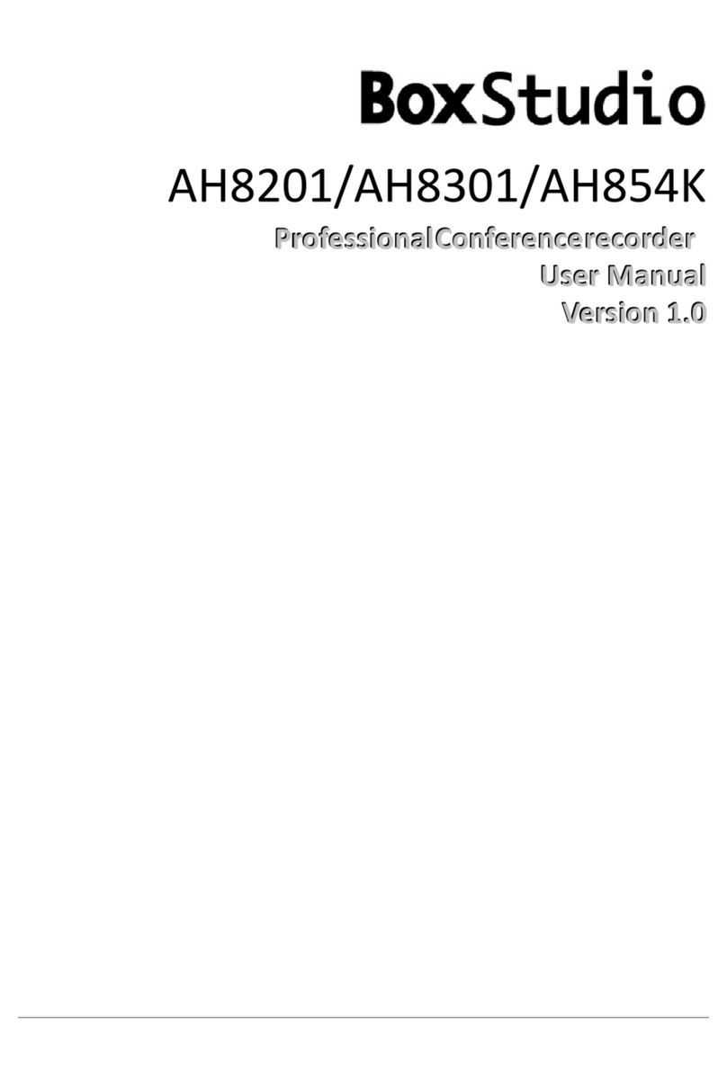 BOXSTUDIO AH8201 User manual