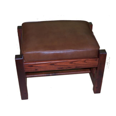 L.L.Bean HOME MORRIS CHAIR FOOTREST manual