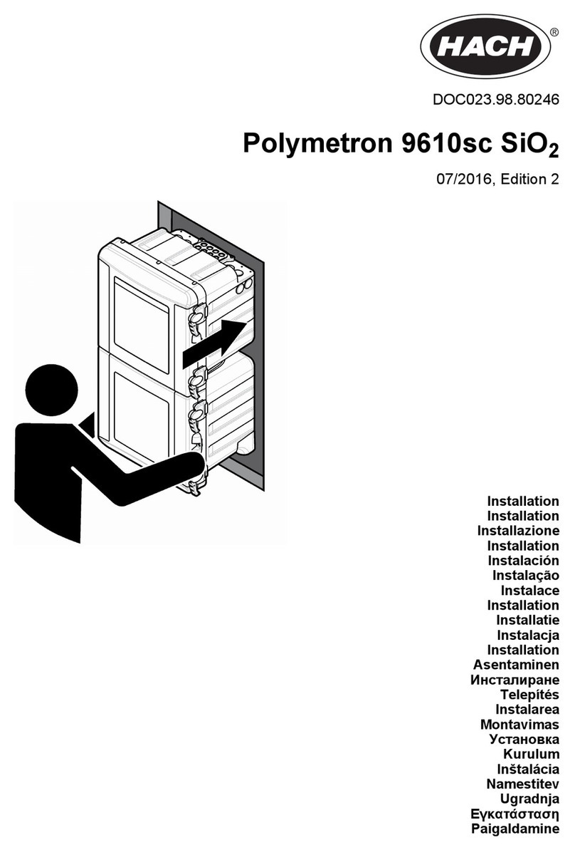 Hach Polymetron 9610sc SiO2 Installation