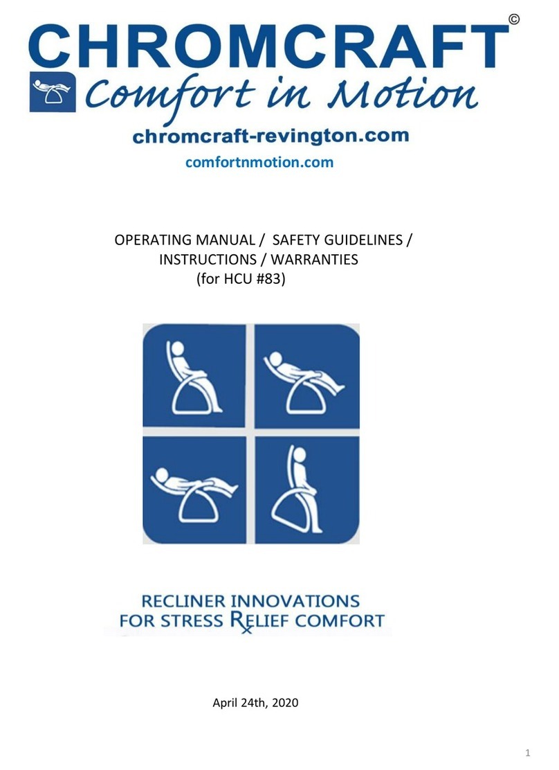 Chromcraft JK180-2T operating manual