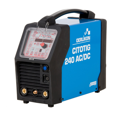 Oerlikon CITOTIG 240 AC/DC Operation and maintenance manual