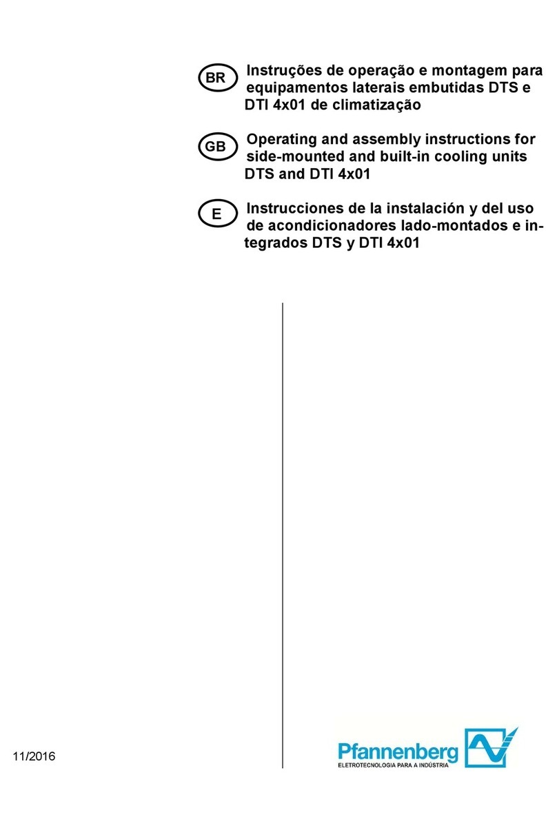 Pfannenberg DTS 4x01 Series Operating and assembly instructions