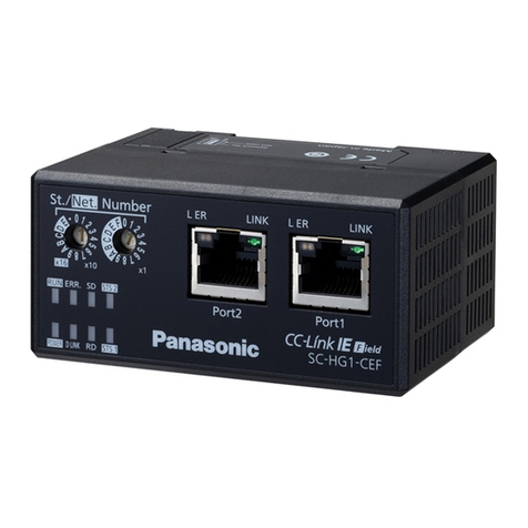 Panasonic SUNX SC-HG1-CEF User manual