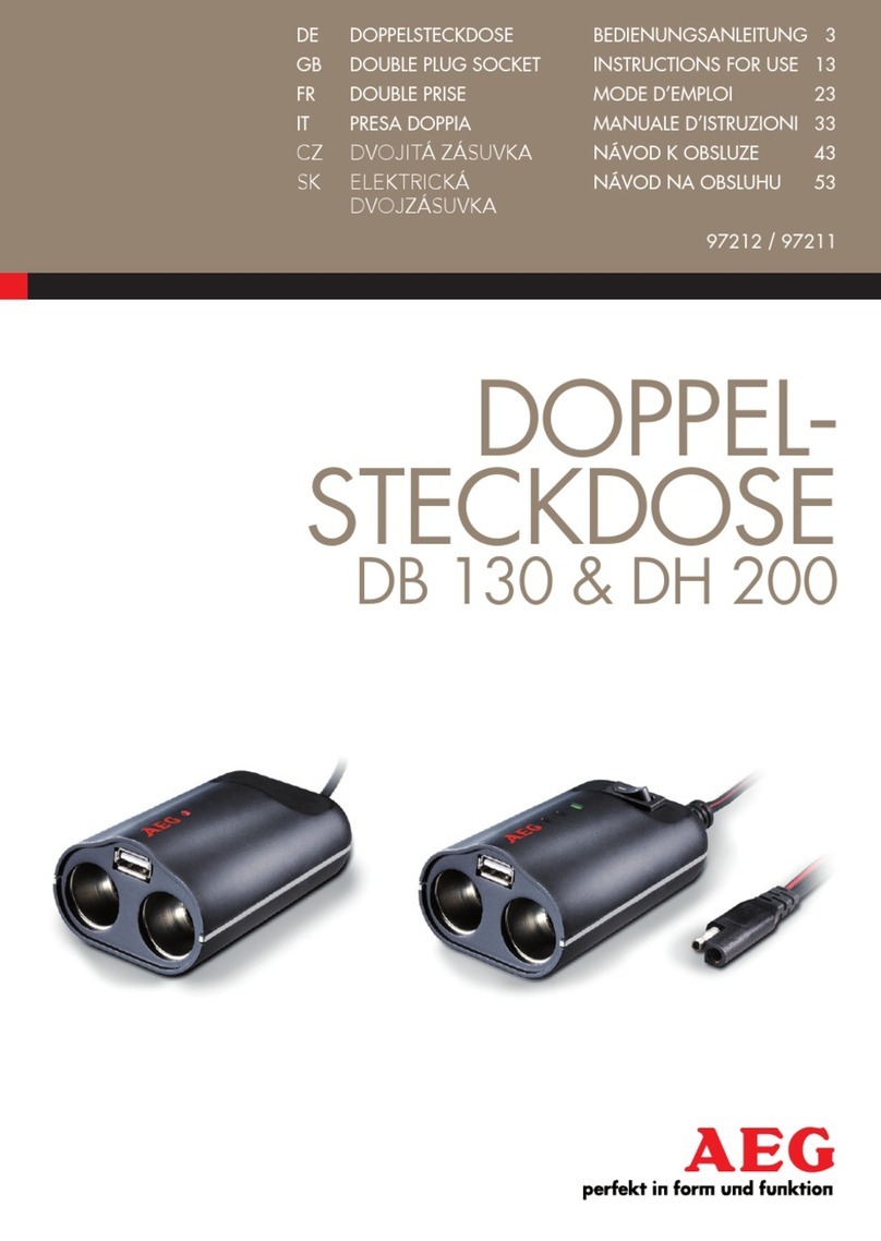 AEG DB 130 User manual