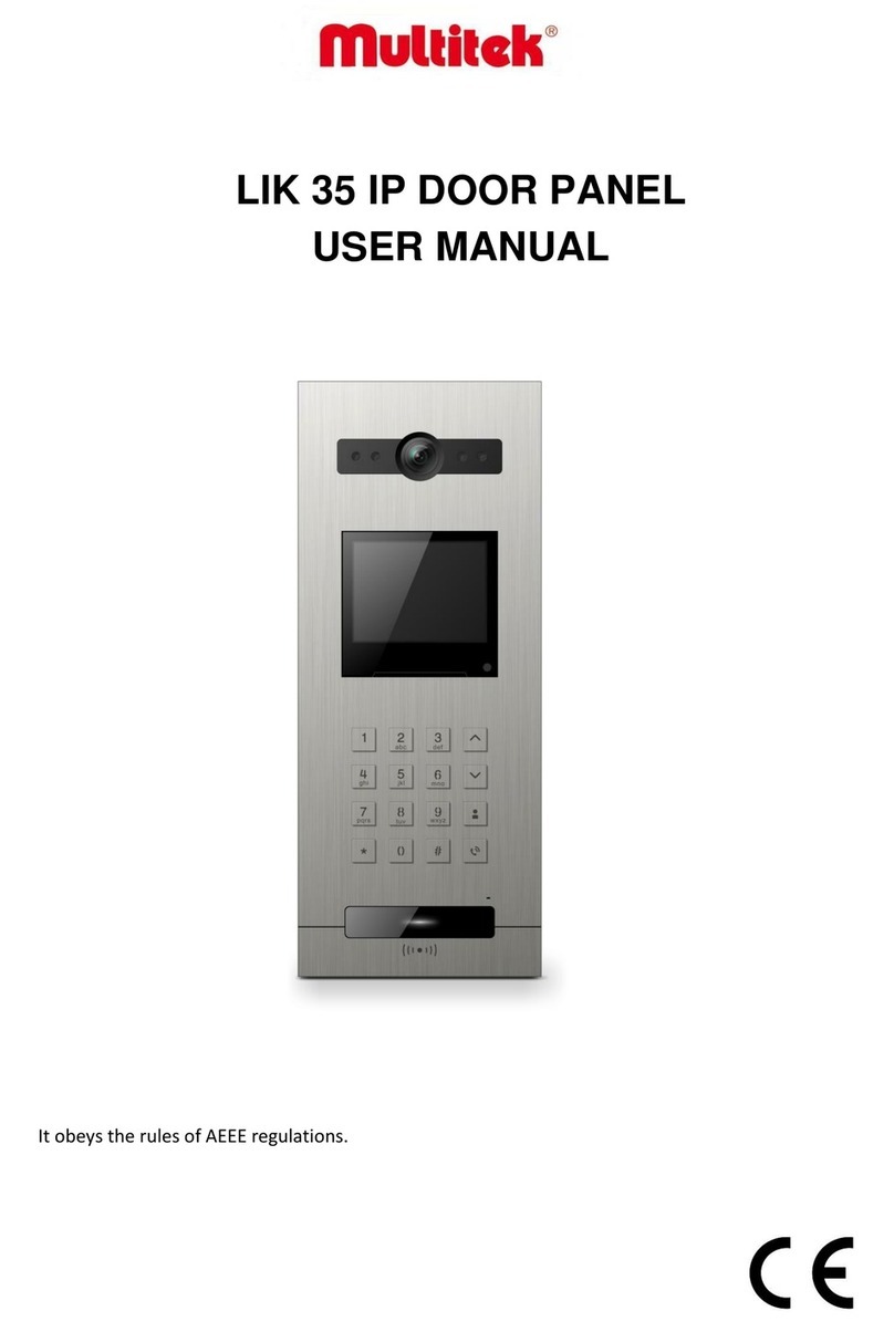 Multitek LIK 35 user manual