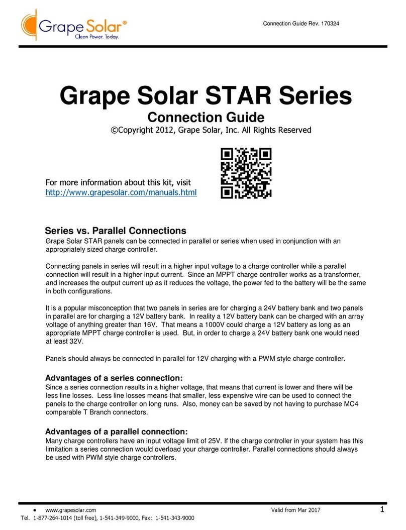 Grape Solar STAR Series Instruction Manual