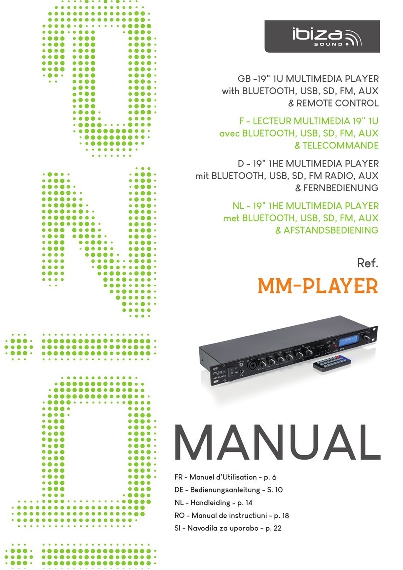 Ibiza MM-PLAYER User manual