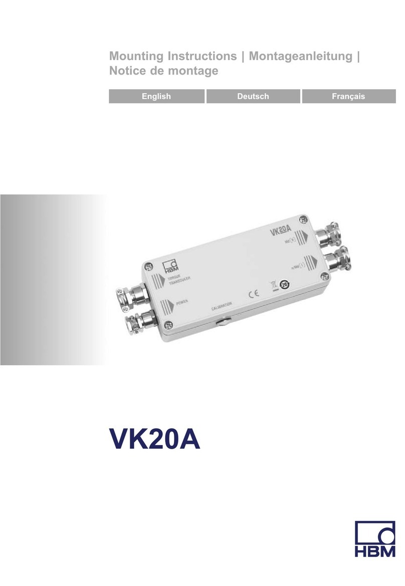 HBM VK20A User manual