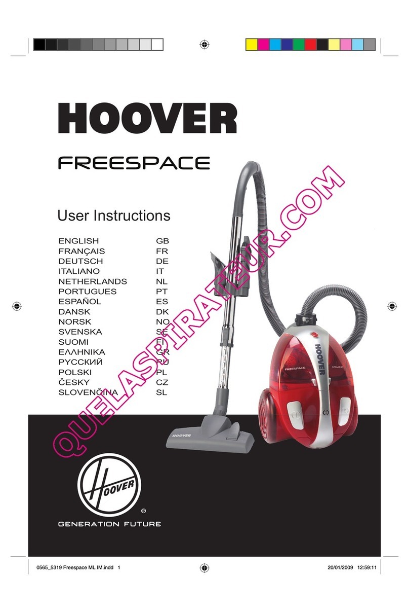 Hoover Freespace TFS-8205 User manual