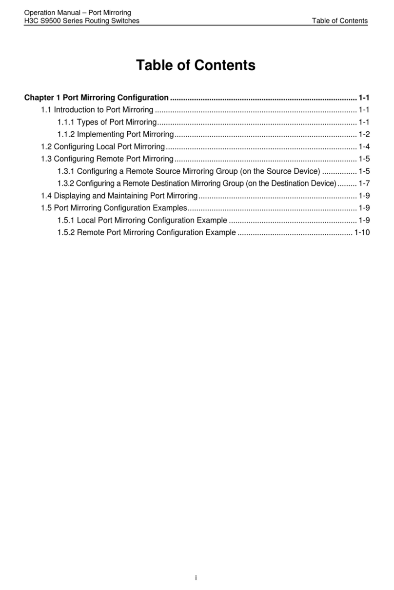 H3C S9500 Series User manual H3C S9500 Series User manual