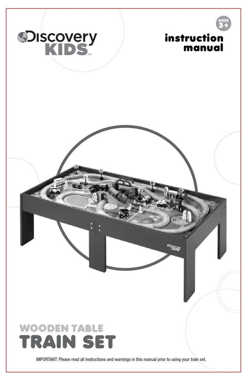 Discovery Kids WOODEN TABLE TRAIN SET instruction manual Discovery Kids WOODEN TABLE TRAIN SET instruction manual