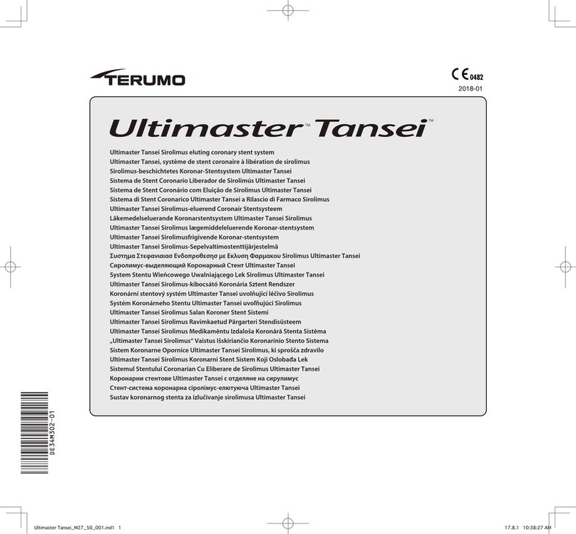 Terumo Ultimaster Tansei User manual