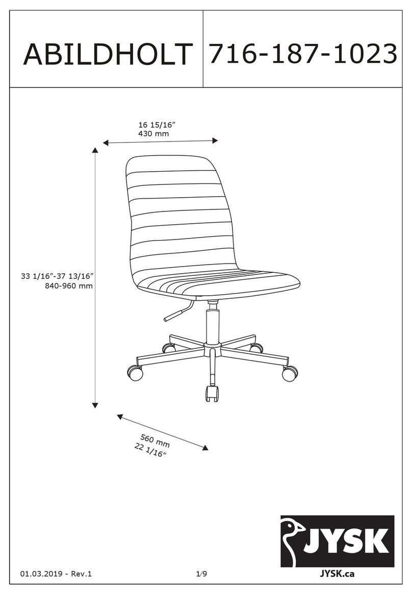 Jysk ABILDHOLT 716-187-1023 Assembly instructions