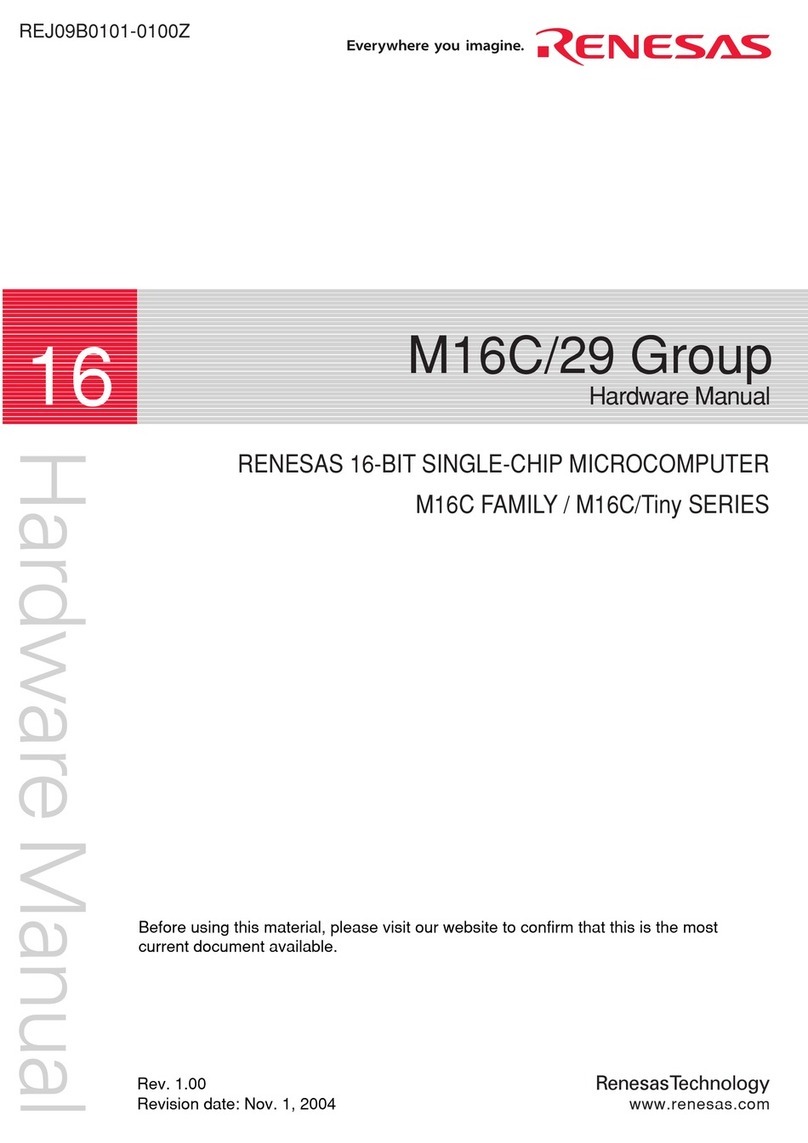 Renesas M16C/29 User manual