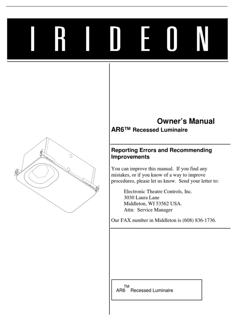 IRIDEON AR6 owner's manual