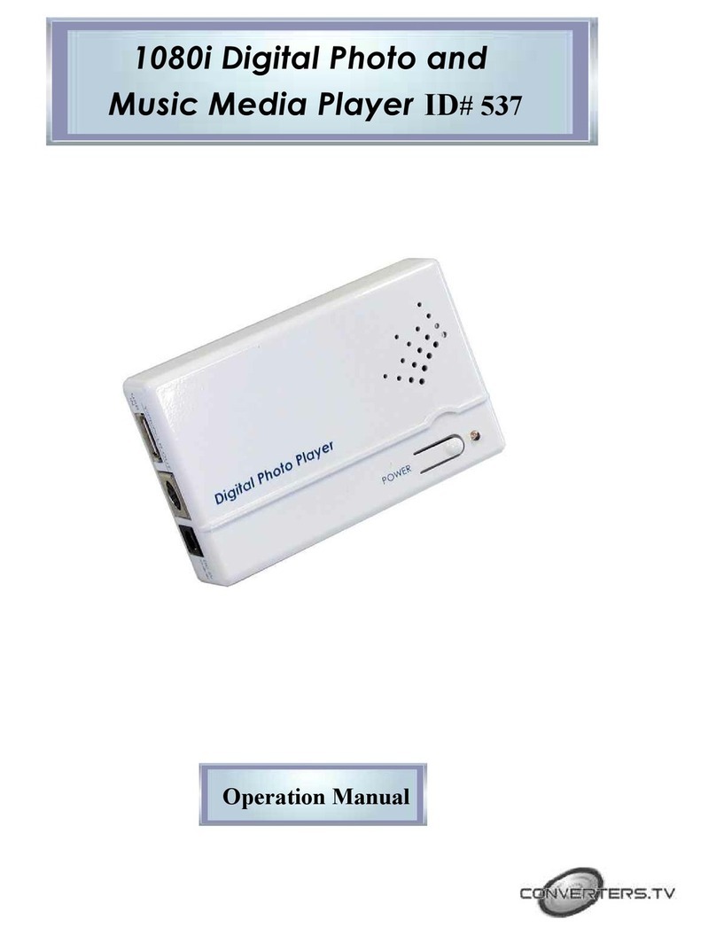 Converters.TV 537 Operation manual