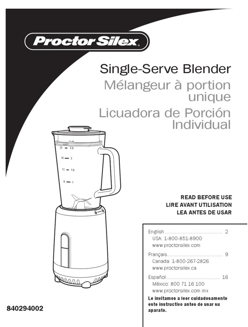 Proctor-Silex 51151 manual