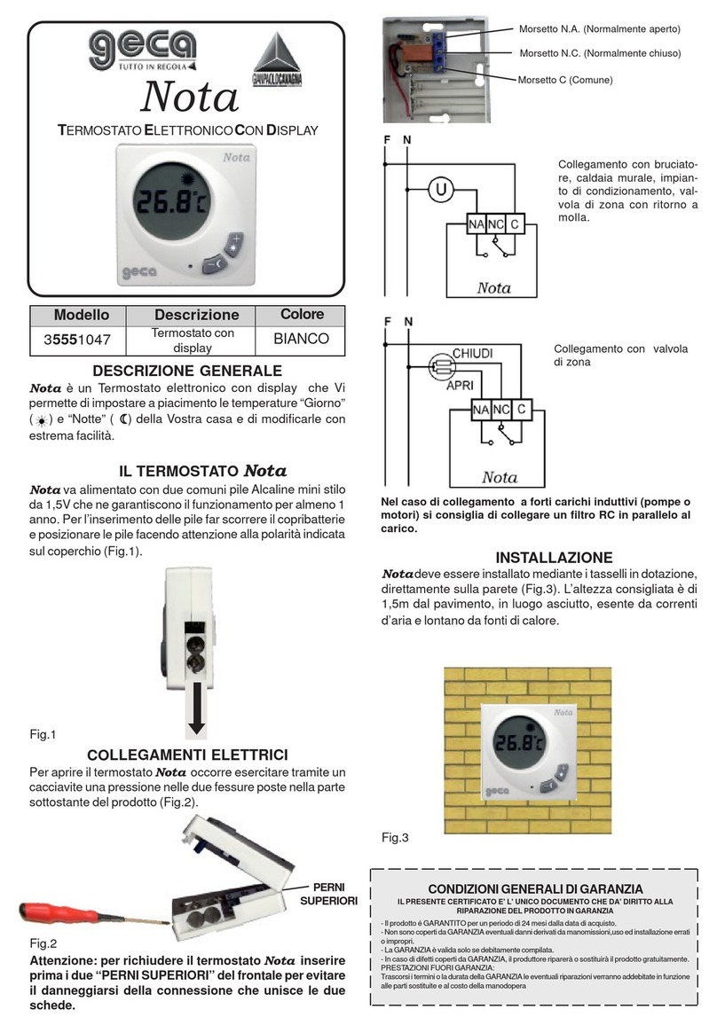 Geca Nota User manual