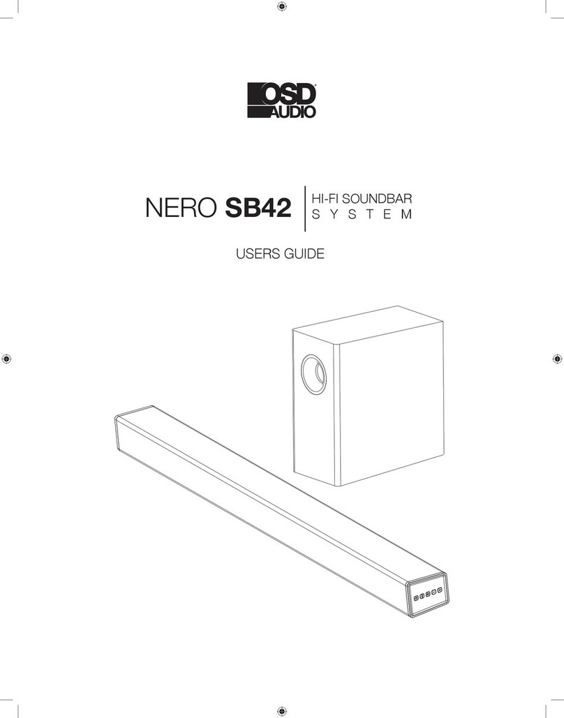 OSD Audio NERO SB42 user guide