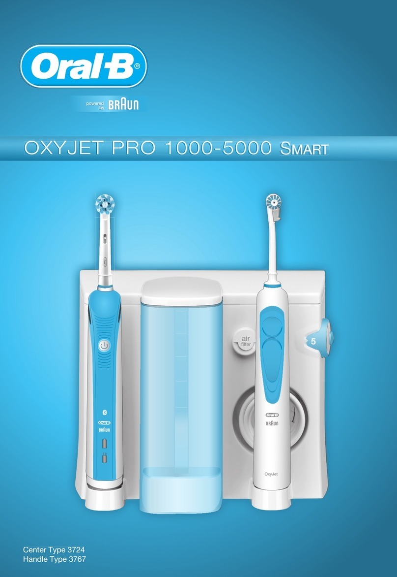 Braun Oral-B OXYJET PRO 1000 Smart User manual