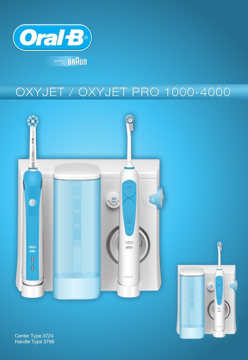 Braun Oral-B OXYJET 1000 User manual