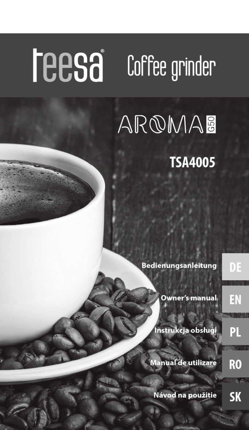 Teesa AROMA G50 owner's manual