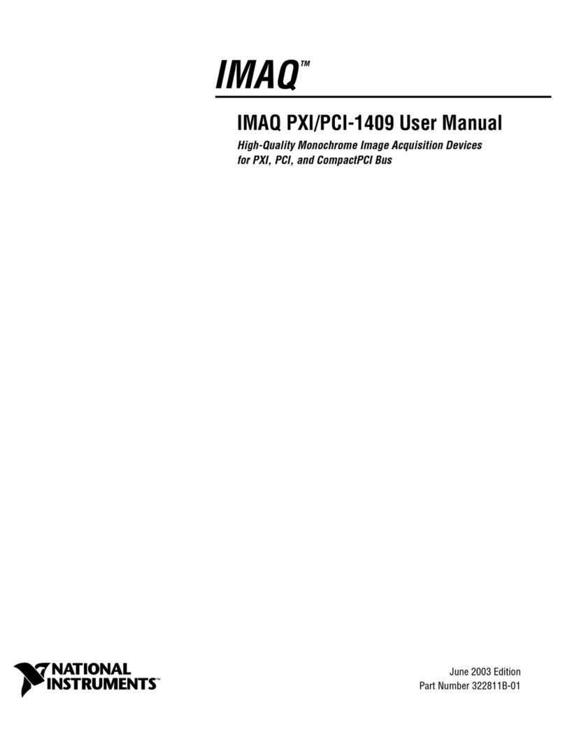 National Instruments IMAQ PXI-1409 User manual