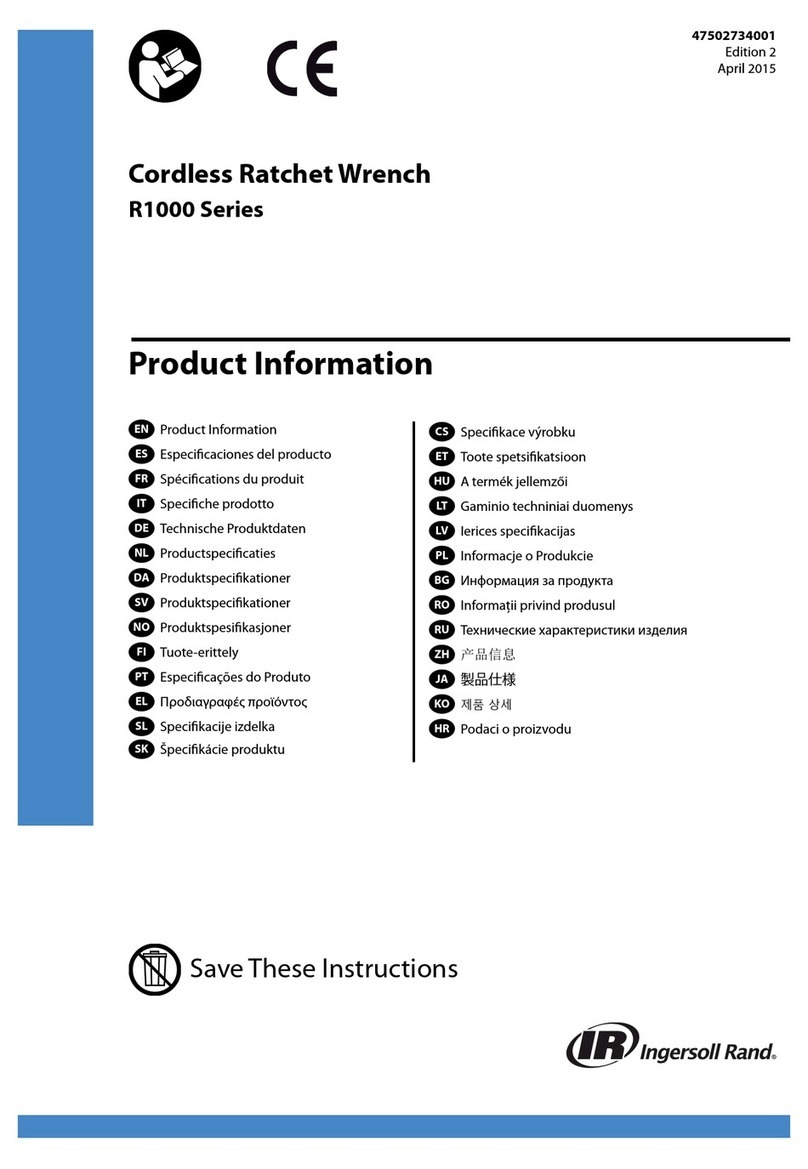 Ingersoll-Rand R1000 Series Product information