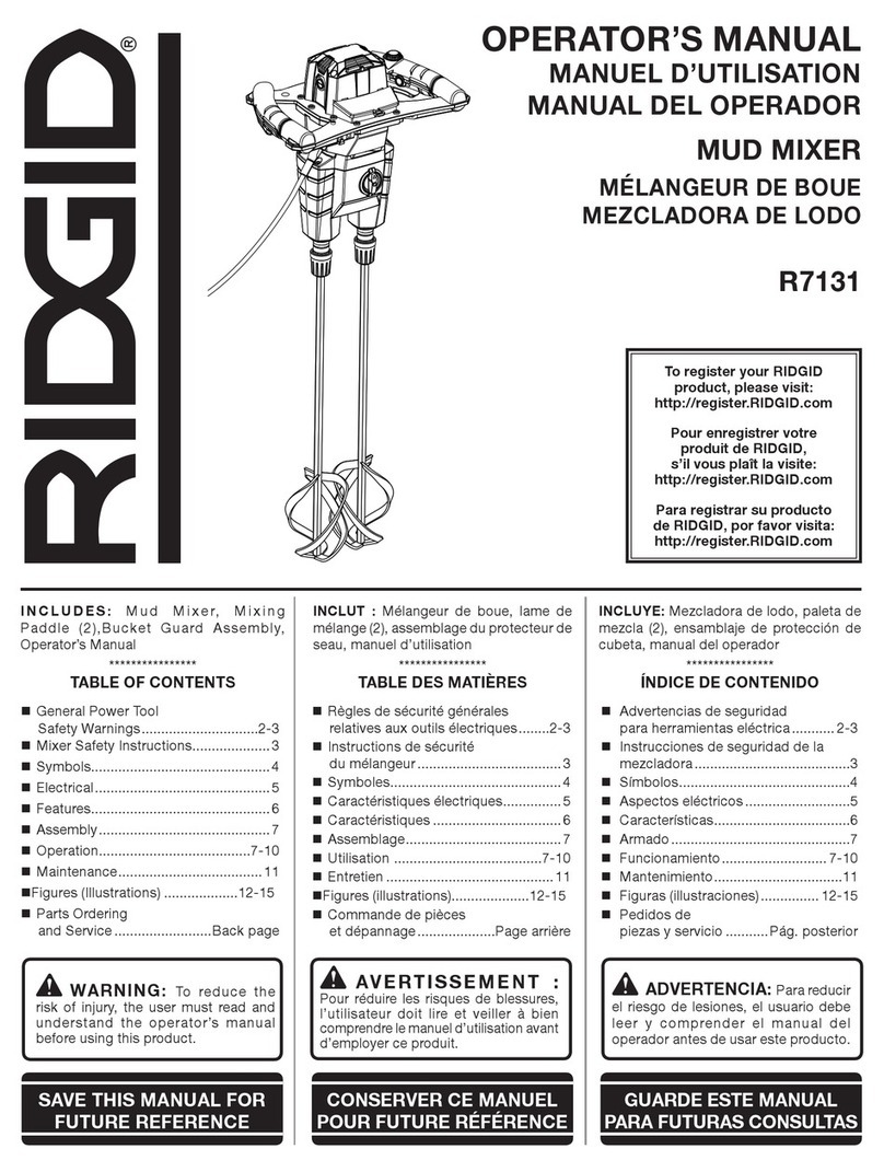 RIDGID R7131 User manual