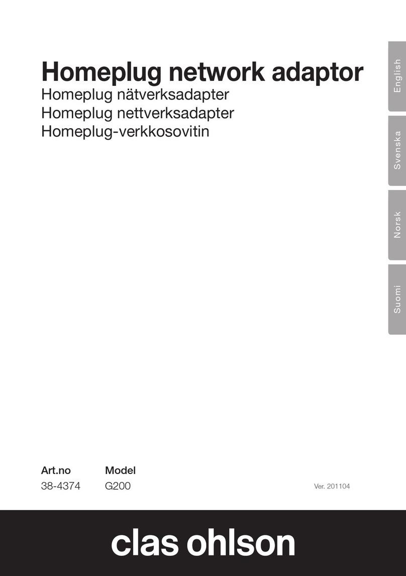 Clas Ohlson G200 User manual