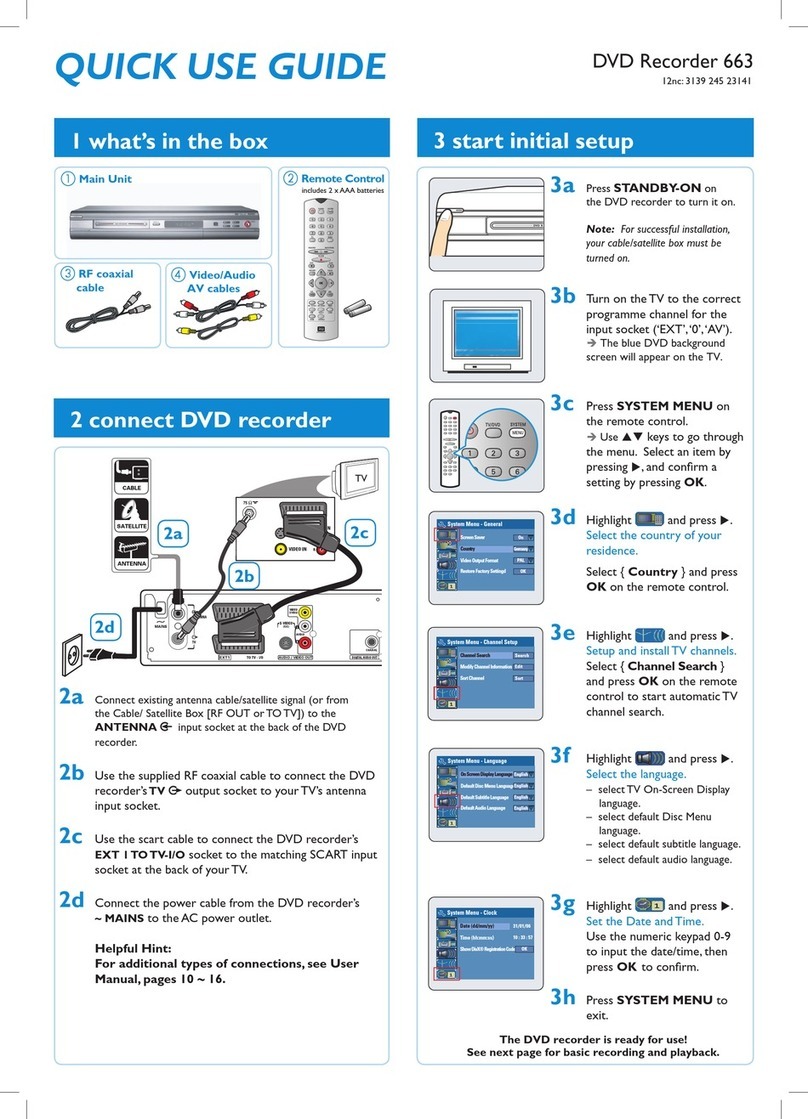 Philips ARV663 Operating manual