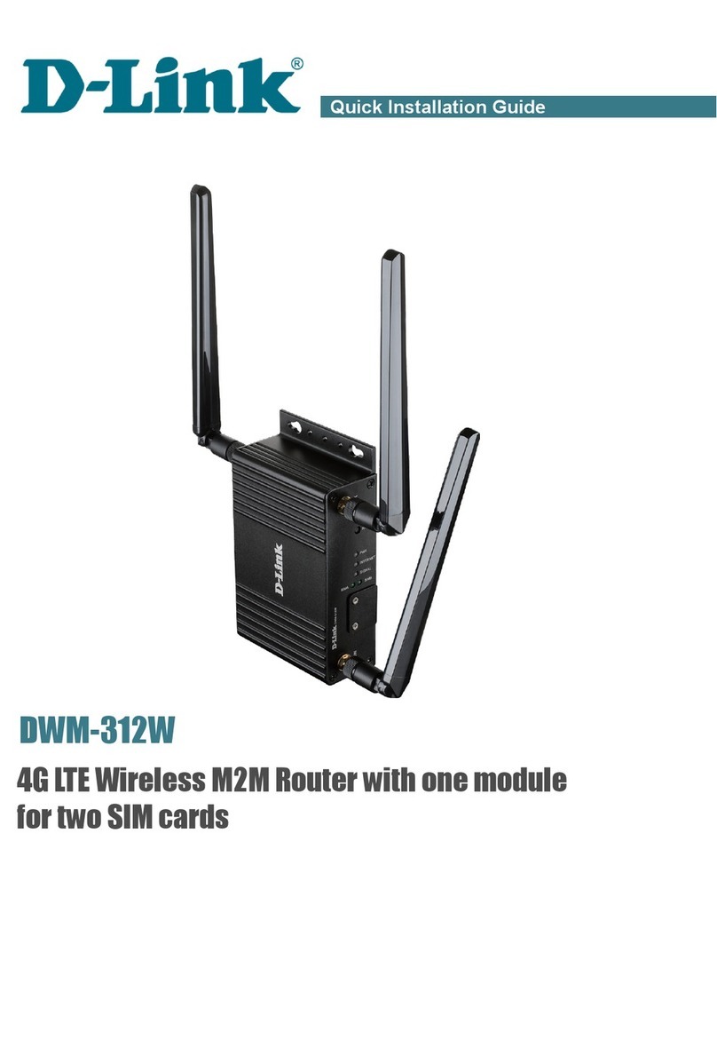 D-Link DWM-312W User manual D-Link DWM-312W User manual