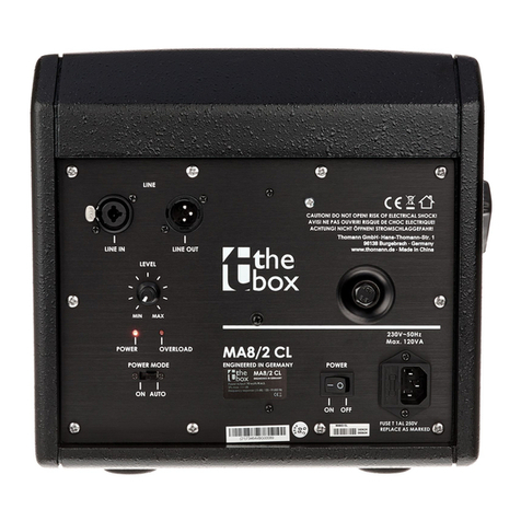 The box MA8/2 CL User manual