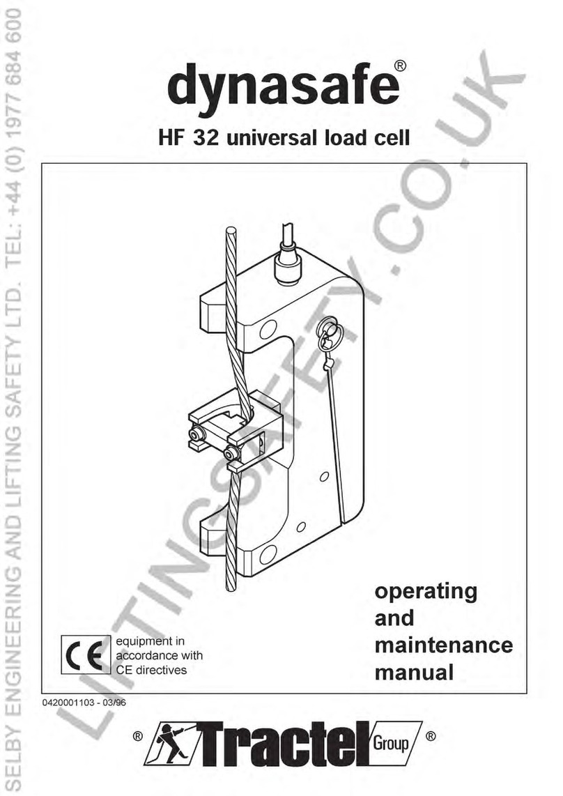 Tractel Group Dynasafe HF 32 Operating and maintenance manual