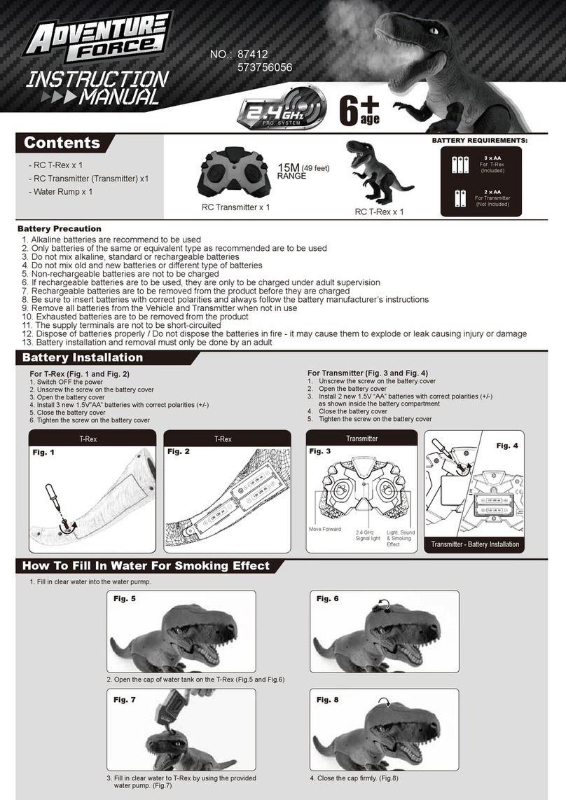 Adventure Force Vulcano instruction manual Adventure Force Vulcano instruction manual