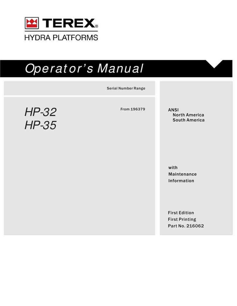 Terex HP-32 Operator's manual
