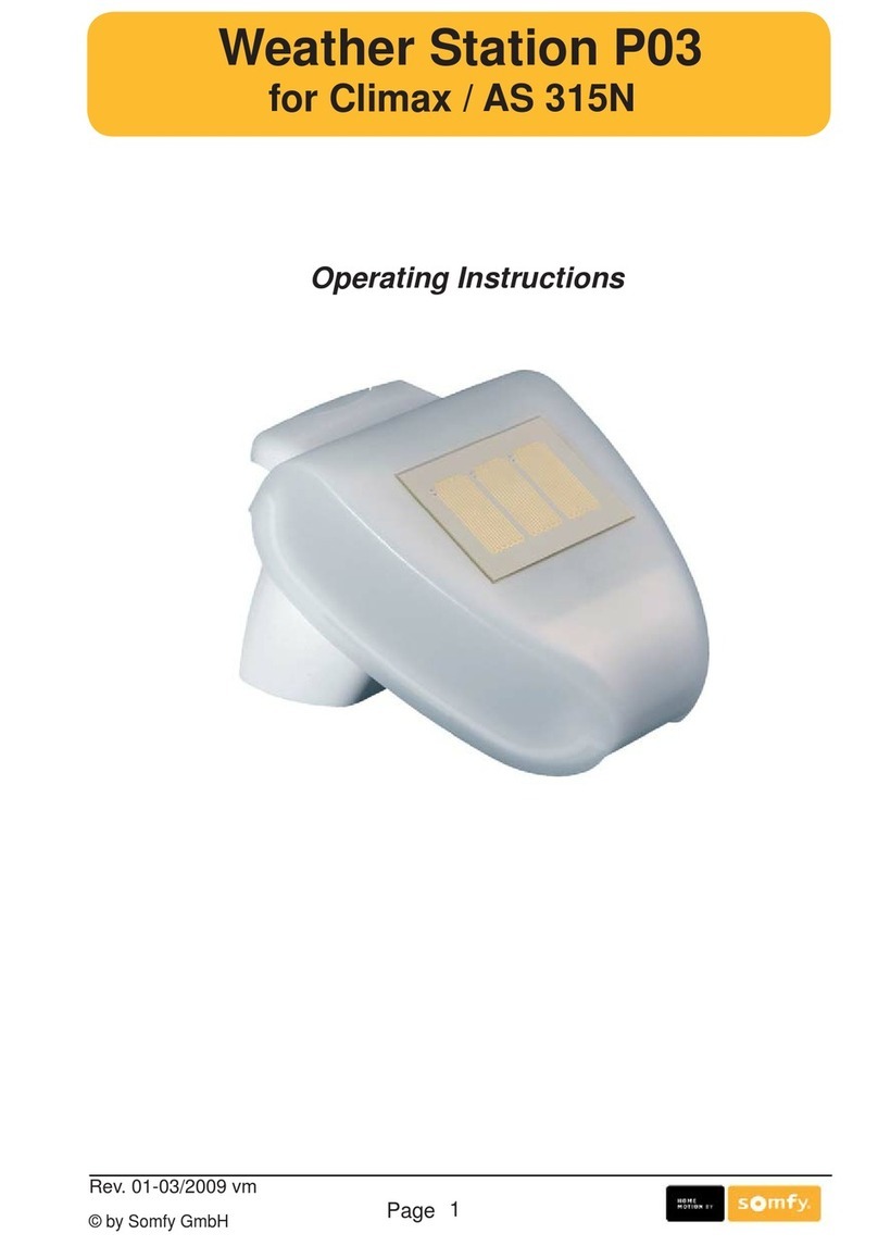 SOMFY P03 operating instructions