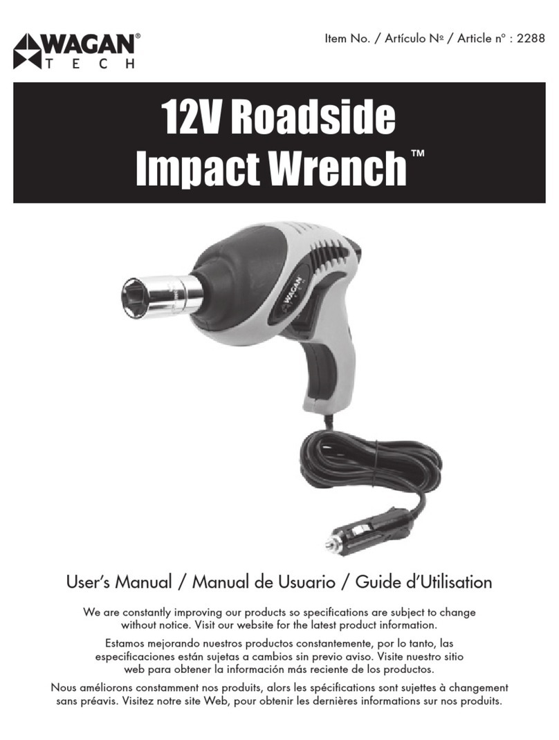 Wagan 12V Roadside Impact Wrench user manual