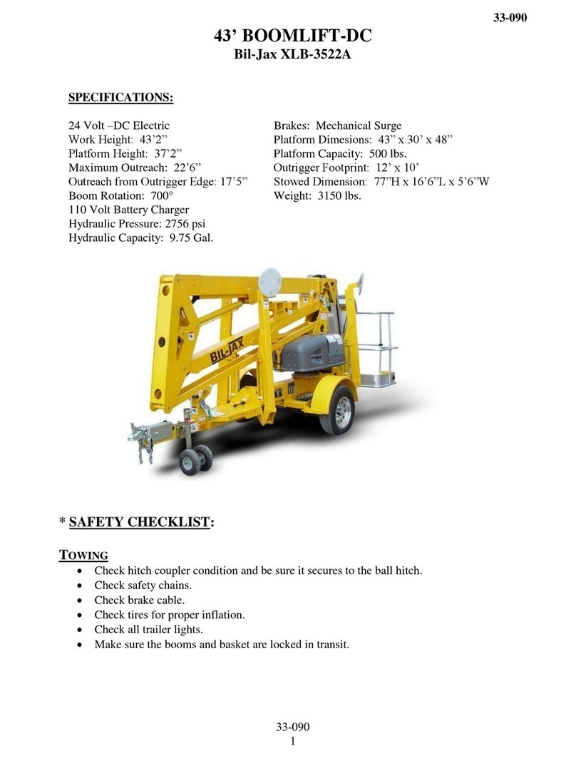BilJax XLB-3522A quick start guide