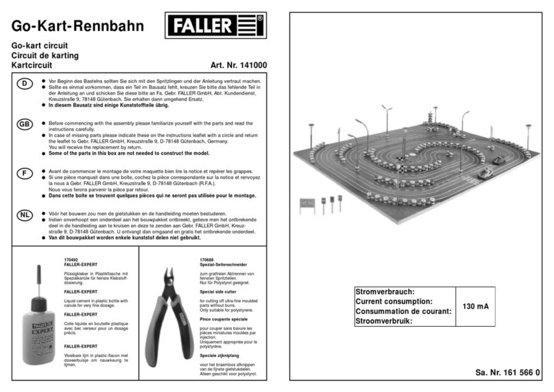 Faller 141000 User manual