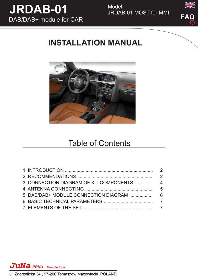 Juna JRDAB-01 installation manual