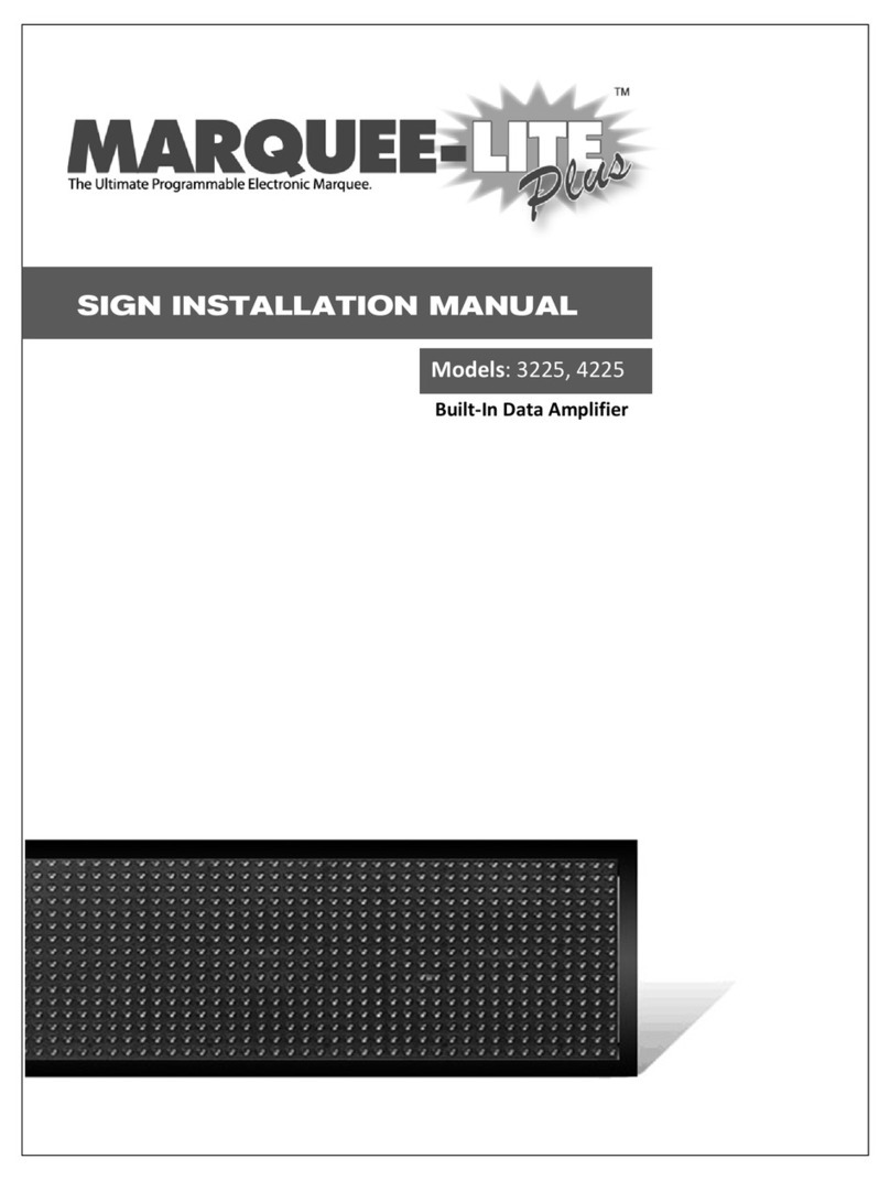 ProLite Marquee-Lite PLUS 3225 User manual