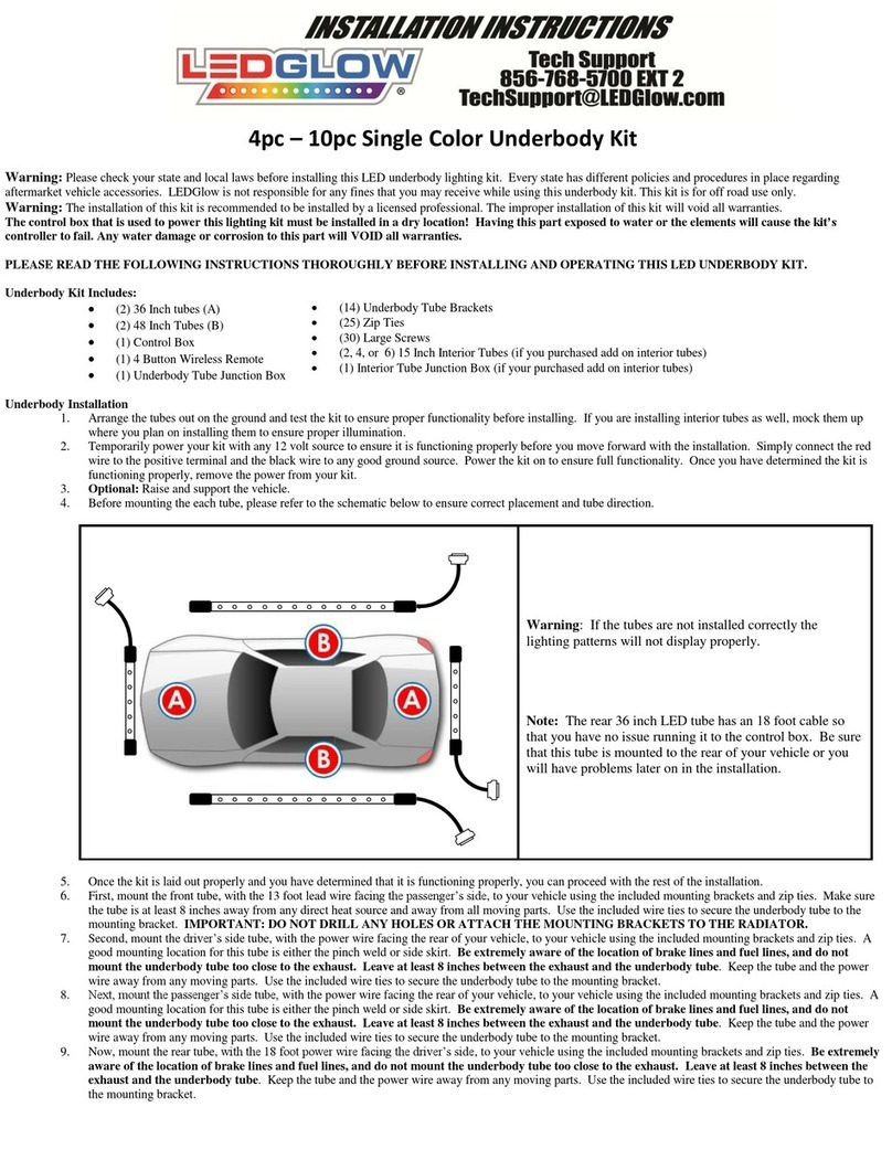 LedGlow LU-S01 installation instructions